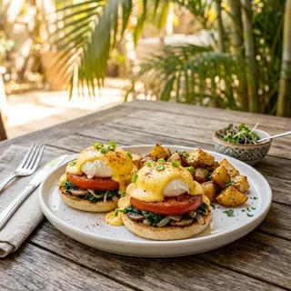 Veggie Benedict at ShoreFyre Waikiki