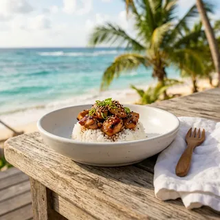 Teriyaki Bowl at ShoreFyre Waikiki