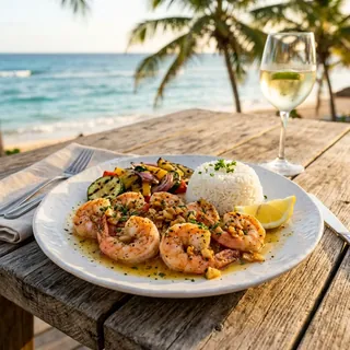 ShoreFyre Garlic Shrimp at ShoreFyre Waikiki