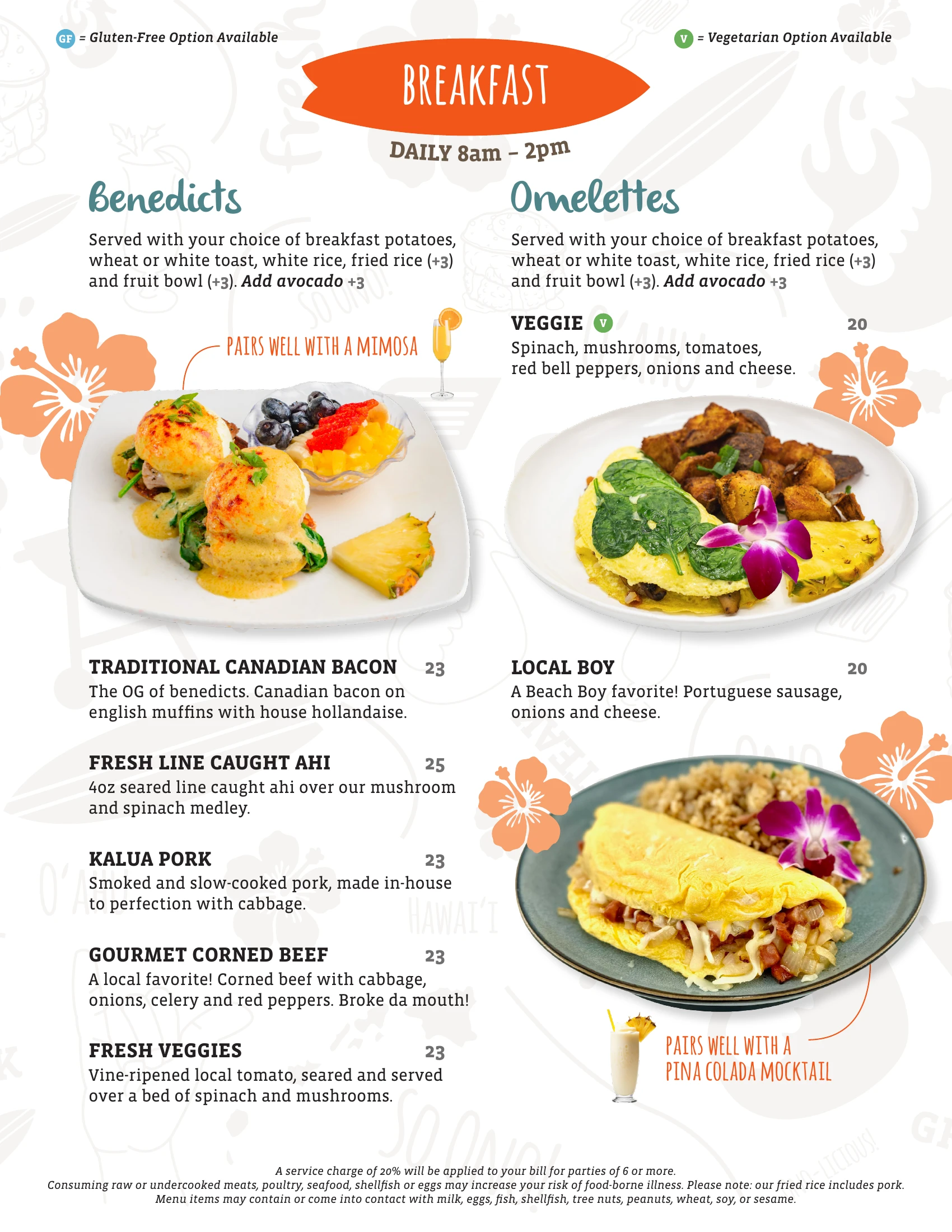 ShoreFyre IMP Menu Page 2 – Brunch continued