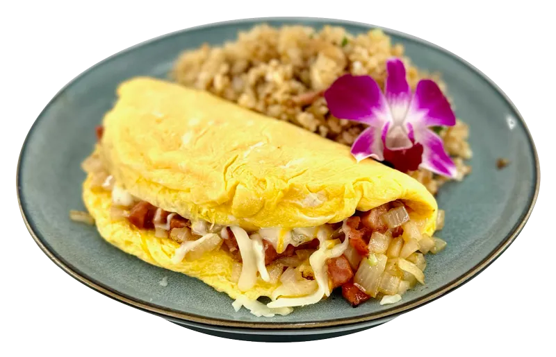Local boy omelette at ShoreFyre Waikiki