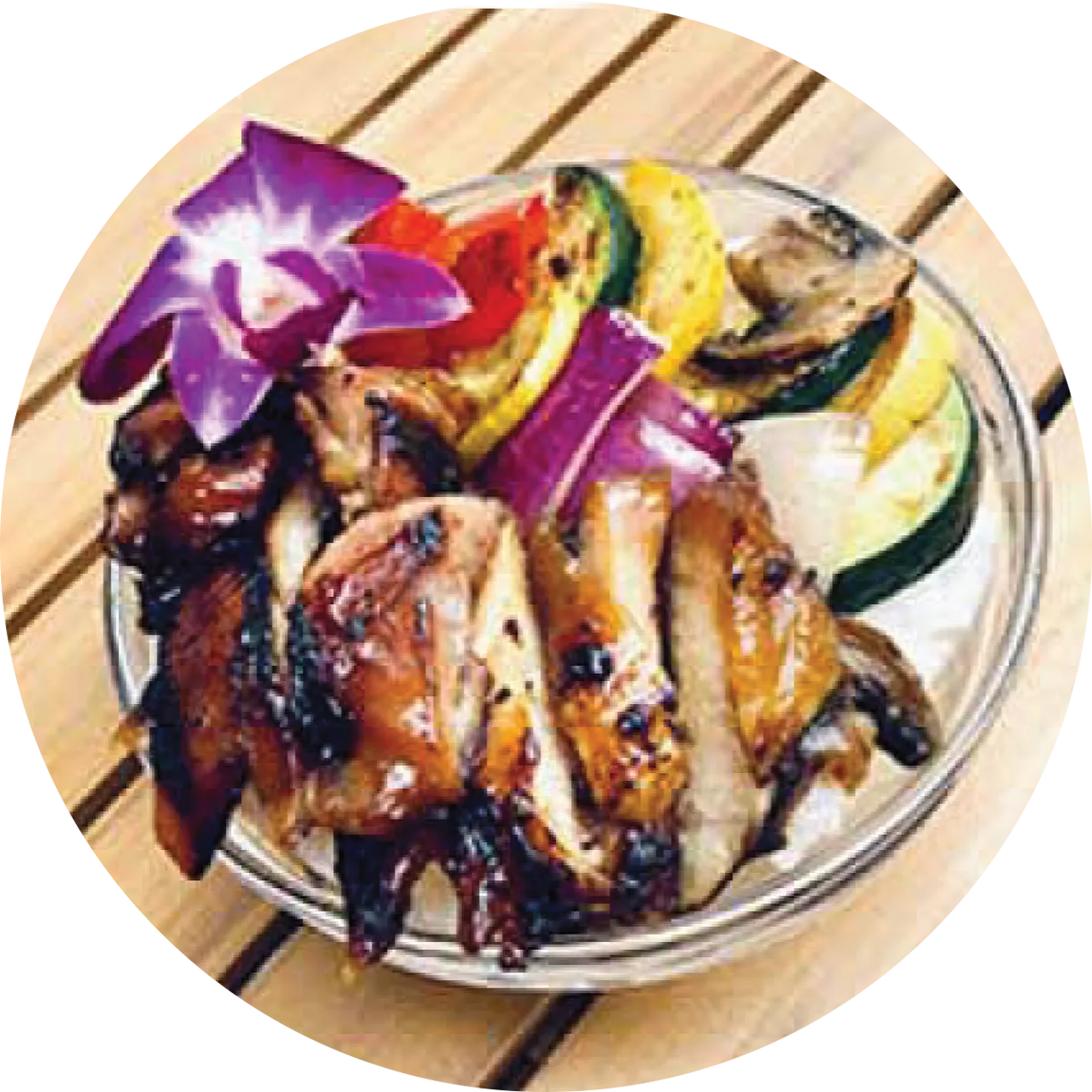 Kids teriyaki bowl at ShoreFyre Waikiki